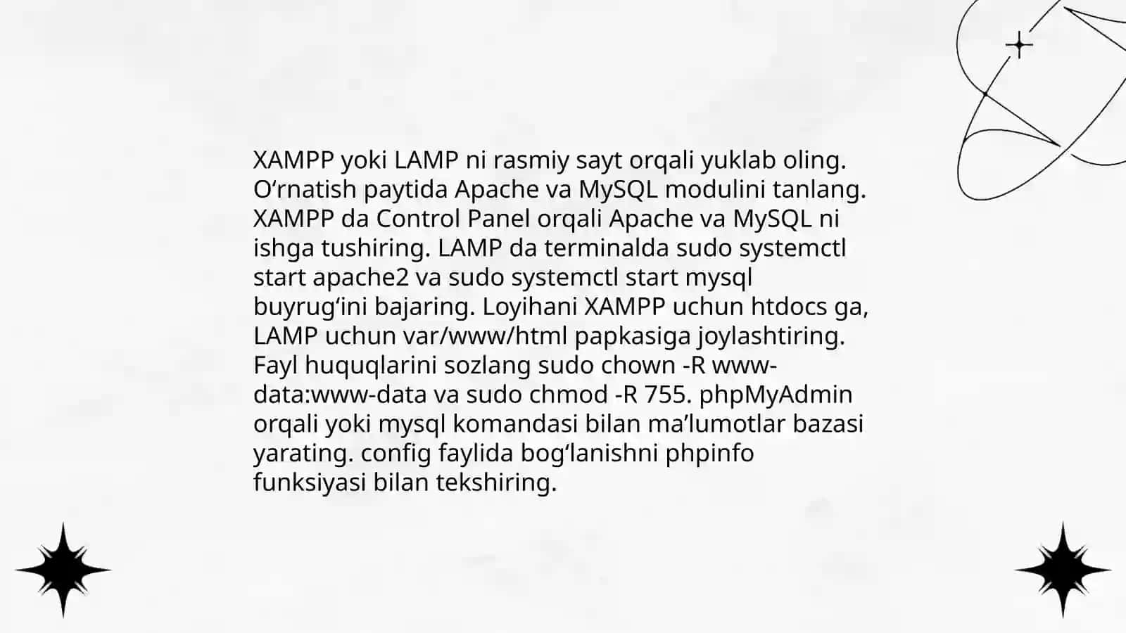 Loyiha maqsadi HTML PHP va MySQL yordamida oddiy mahsulotlar roʻyxati sahifasini yaratish 4