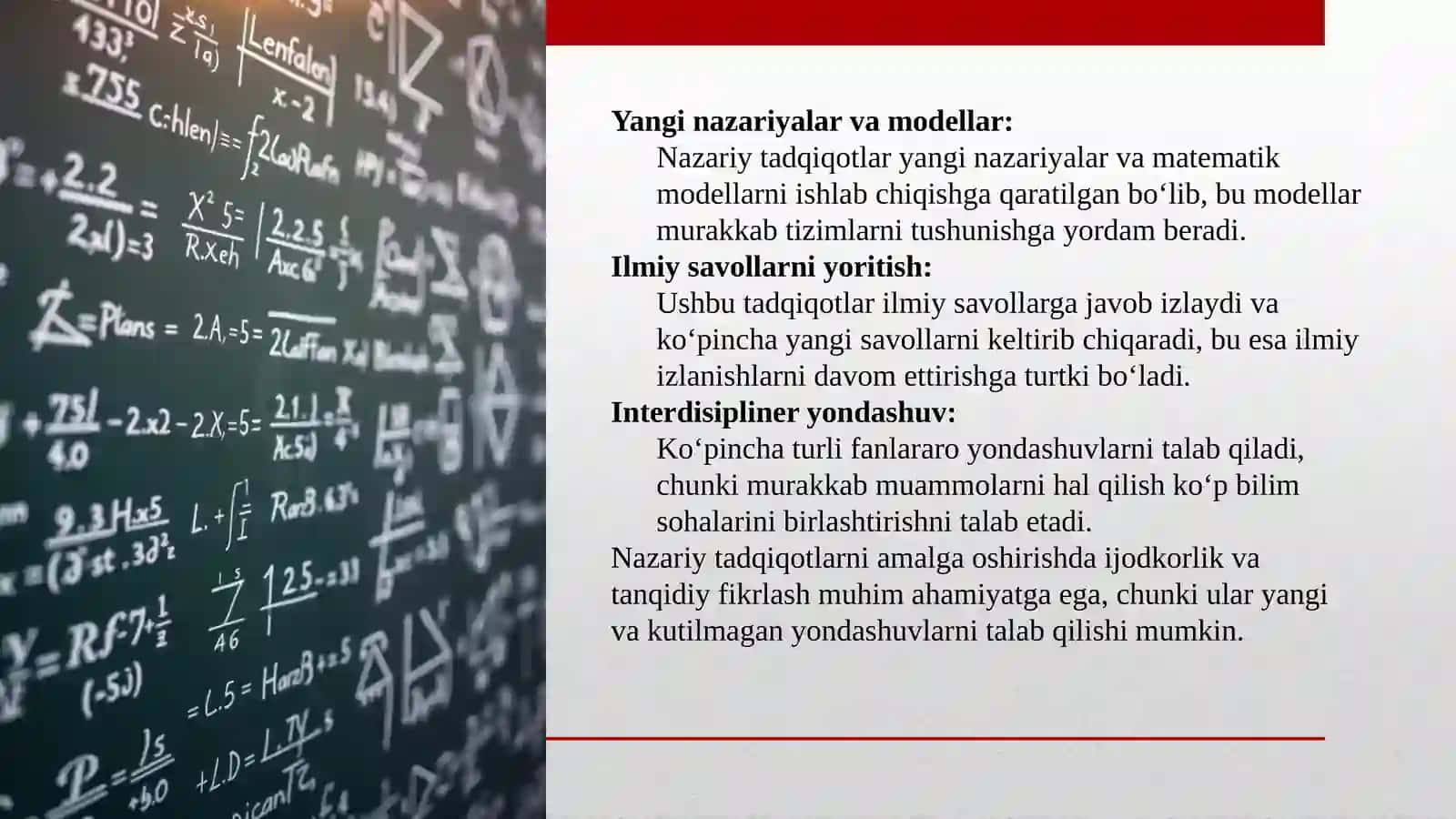 Nazariy tadqiqotlar 4