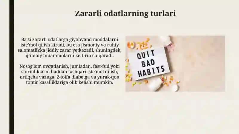 Zararli odatlar va ularnioldiniolish 4
