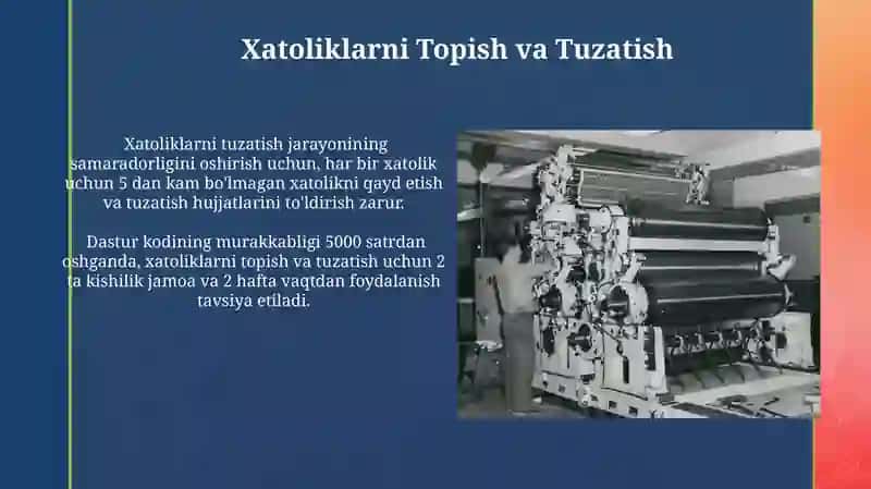 Mashinalarni sinashni rejalashtirish 4