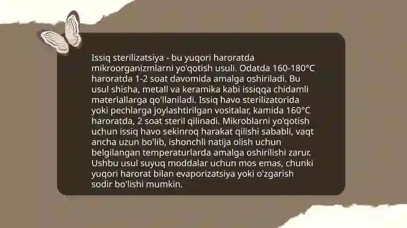 Sovuq va issiq sterillash 4