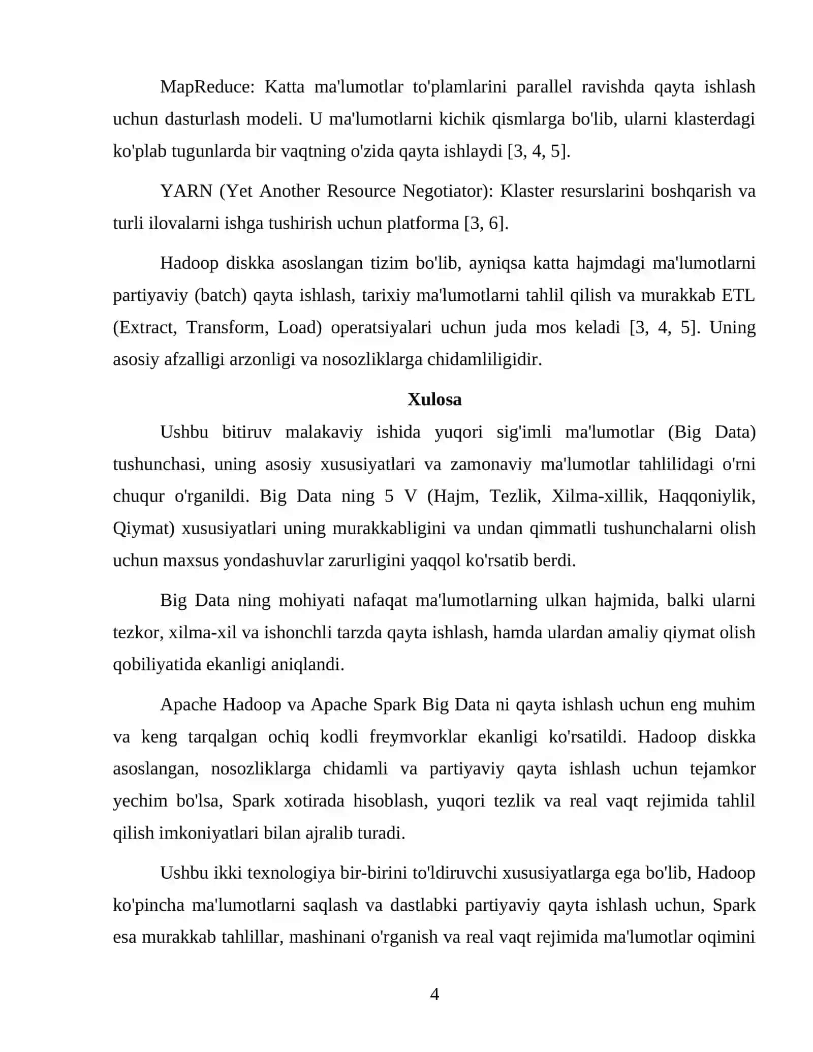 Yuqori sig'imli malumotlar (Big Data) 4