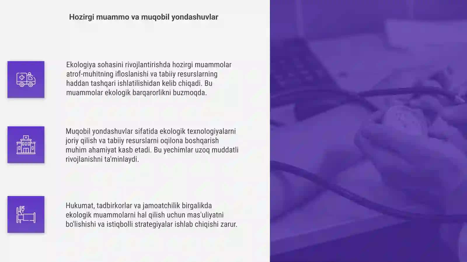 Ekologiya sohasini rivojlantirish 4