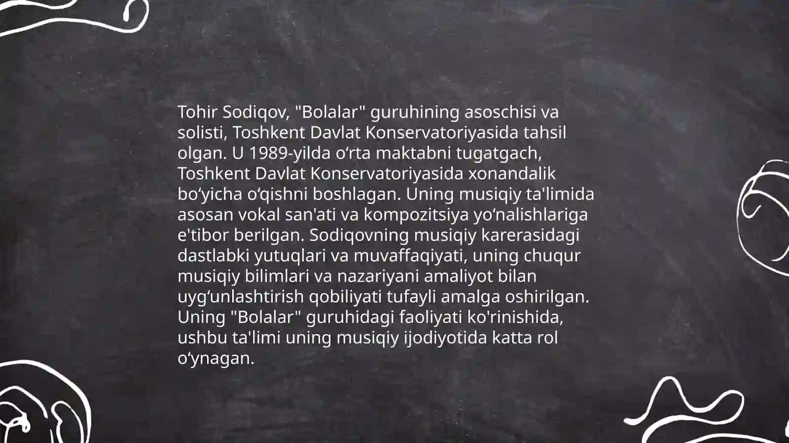 Toʻhir Sodiqovning bolaligi 4