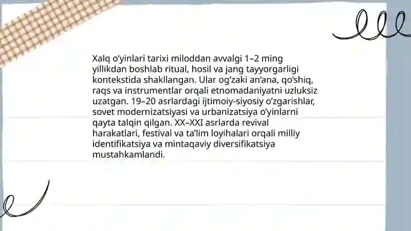Xalq o’yinlarining etnomadaniyatning shakllanishida o’rni 4