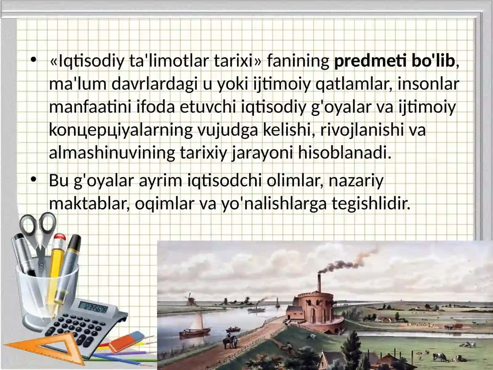 Iqtisodiy ta'limotlar tarixi 4