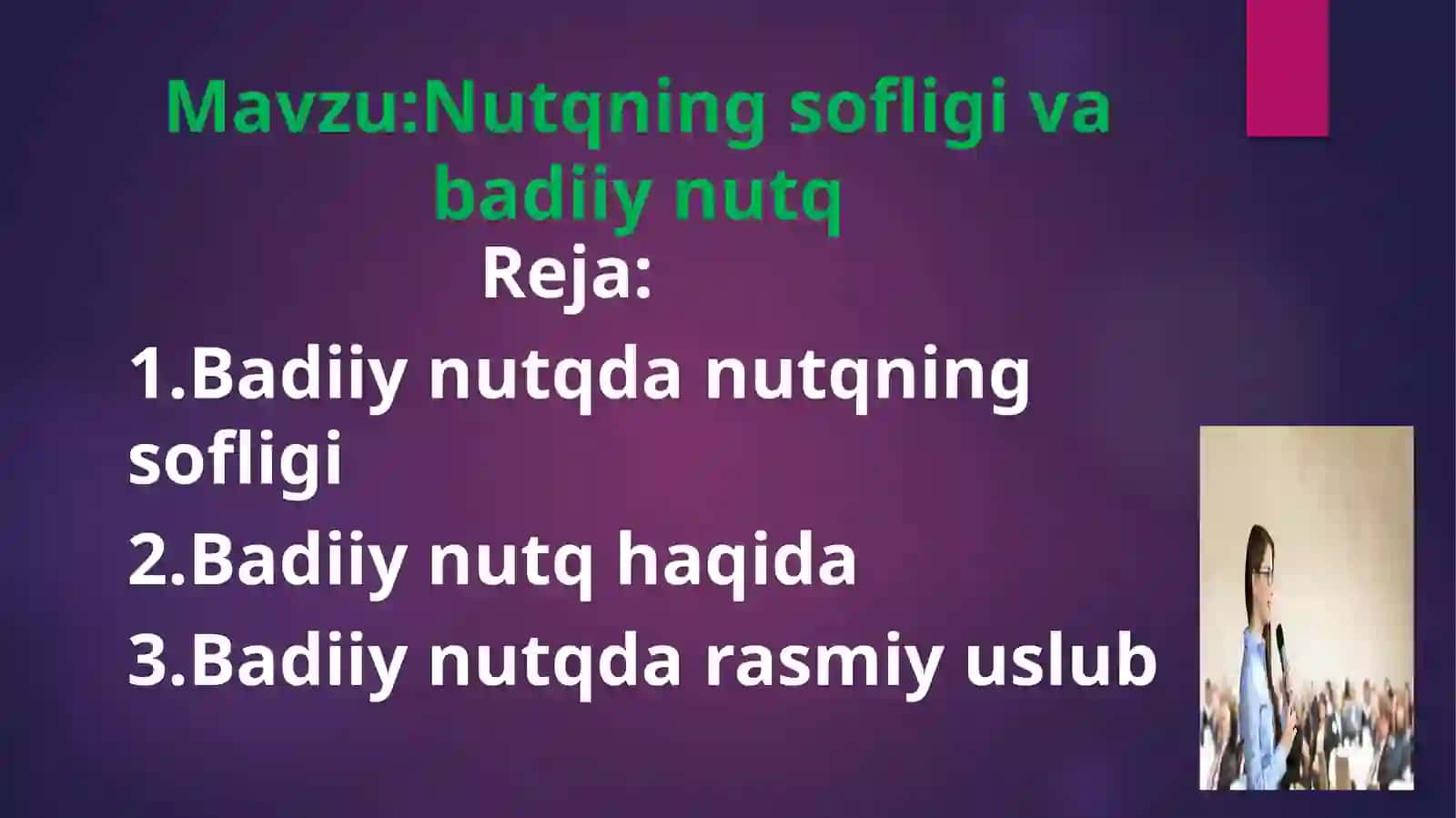 NUTQNING SOFLIGI VA BADIIY NUTQ 4