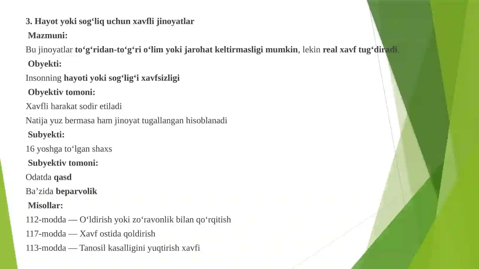 Hayotga qarshi jinoyatlar 4