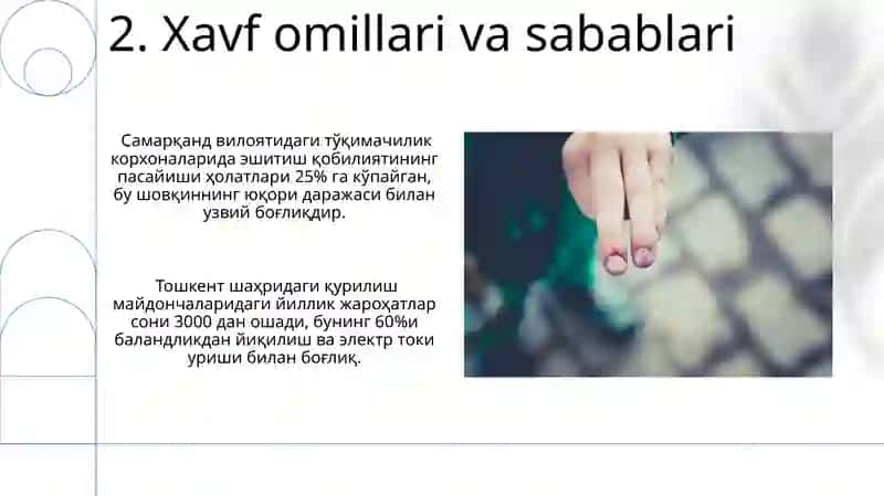 Jarohatlanish va kasbiy kasalliklar 4