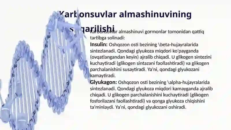 Karbonsuvlar almashinuvi 4