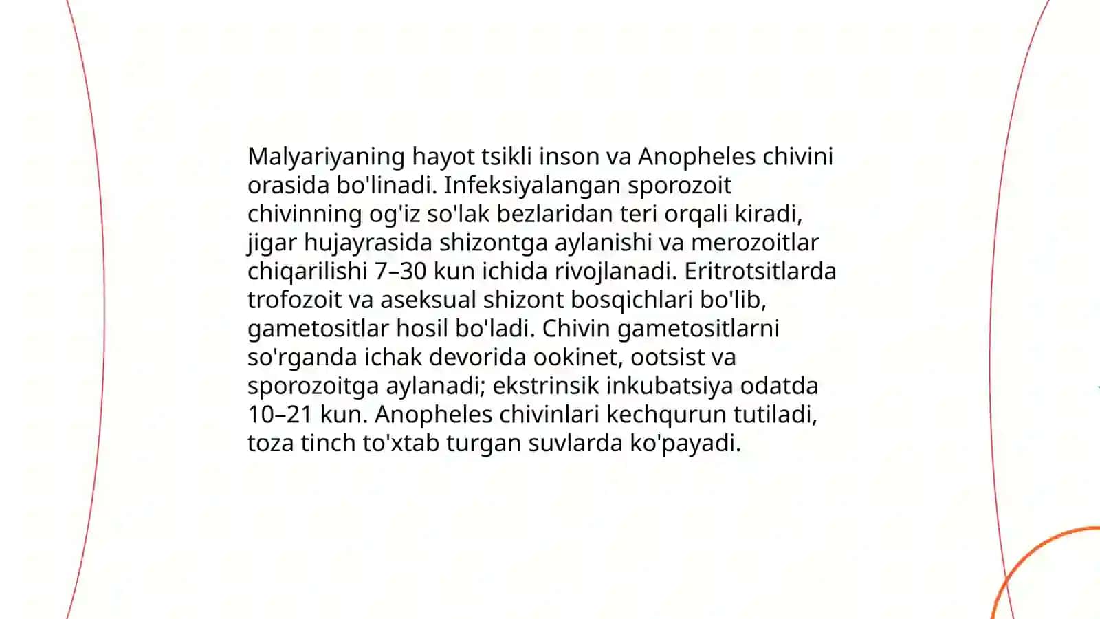 Malyariya Parazitlari va Anopheles Chivislari 4