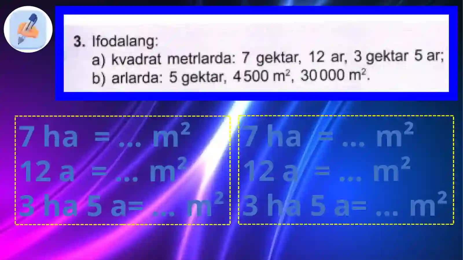 3-SINF MATEMATIKA III CHORAK 4