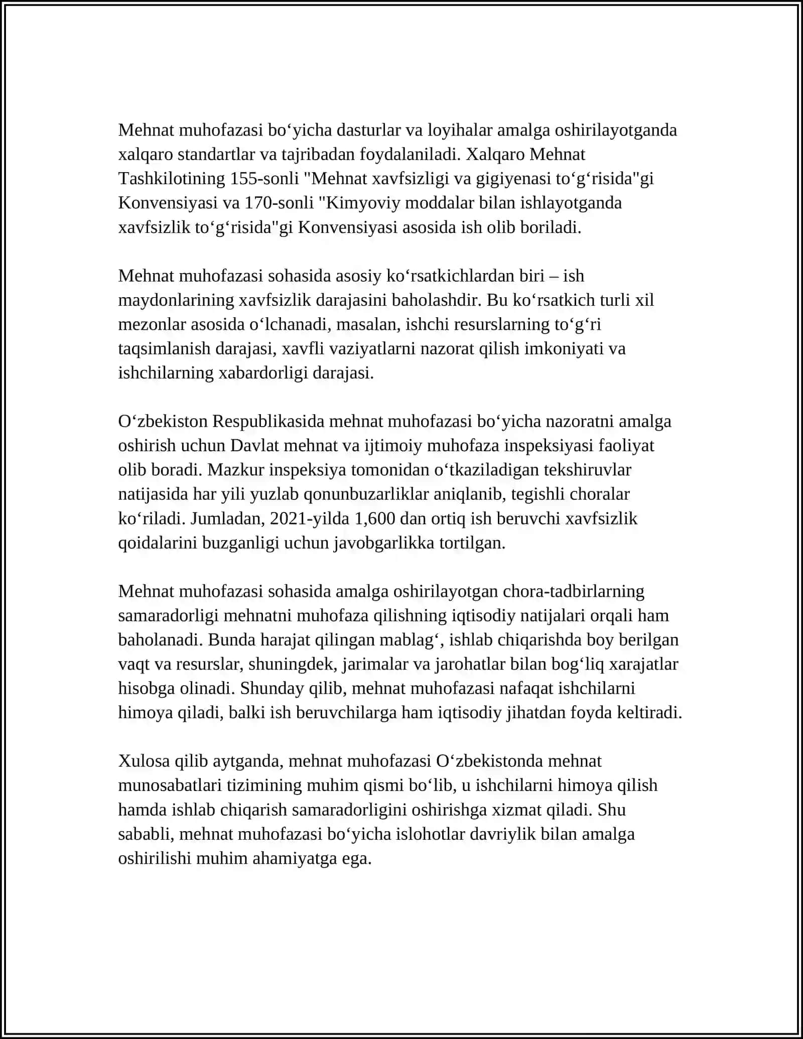 MEHNAT MUHOFAZASINING NAZARIY ASOSLARI 4