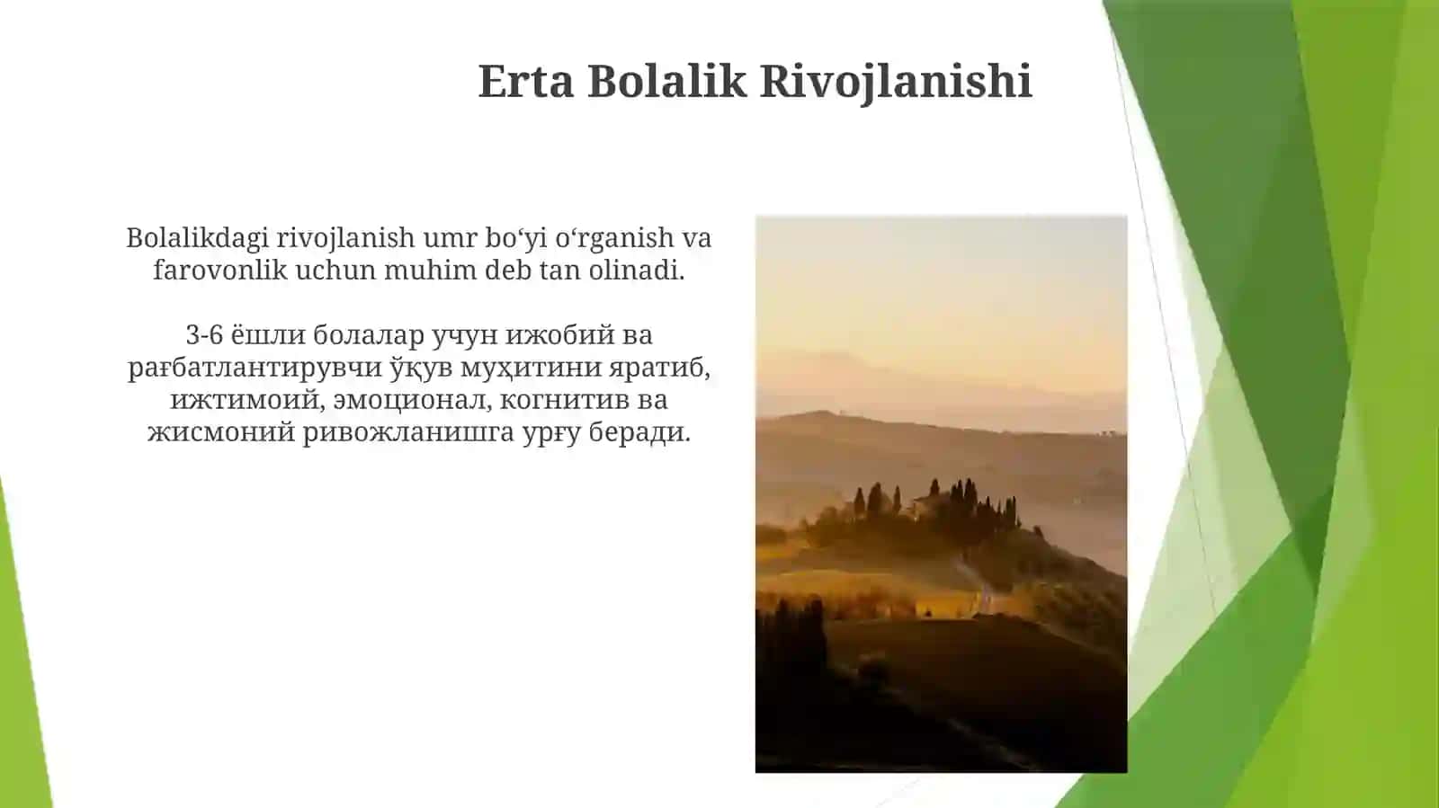 Italiya Maktabgacha ta'lim tizimi 4