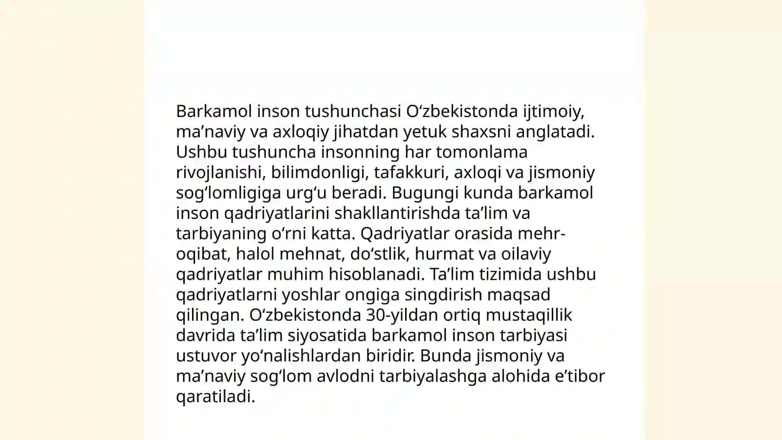 Milliy qadriyatning barkamol insonni tarbiyalashdagi ahamiyati 4