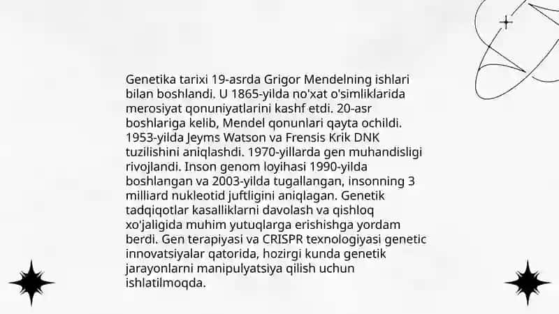 Genetika fanning oʻqitishda kompetensuyavey yondashuv 4