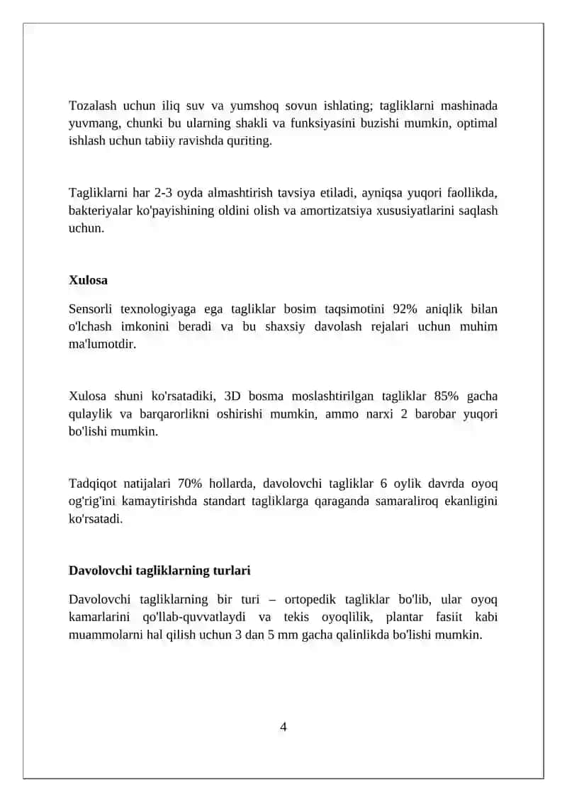 Davolovchi tagliklar, turlari, xususiyatlari 4