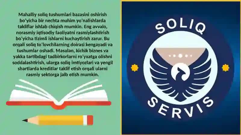 Mahalliy soliq tushumlarini bazasini oshirish 4