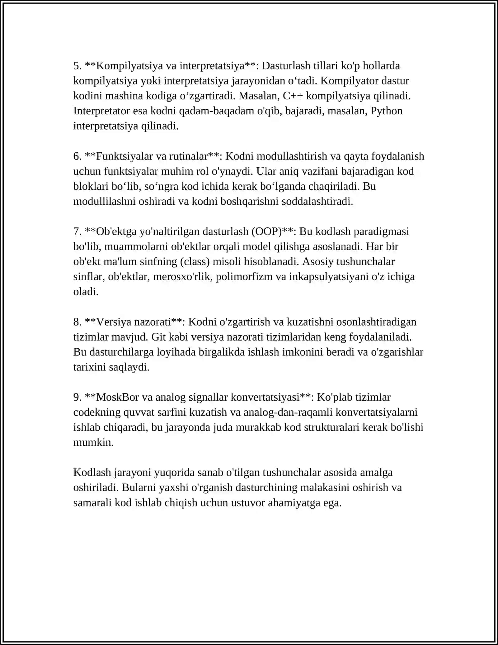 KODLASH VA DEKODLASH USULLARI 4