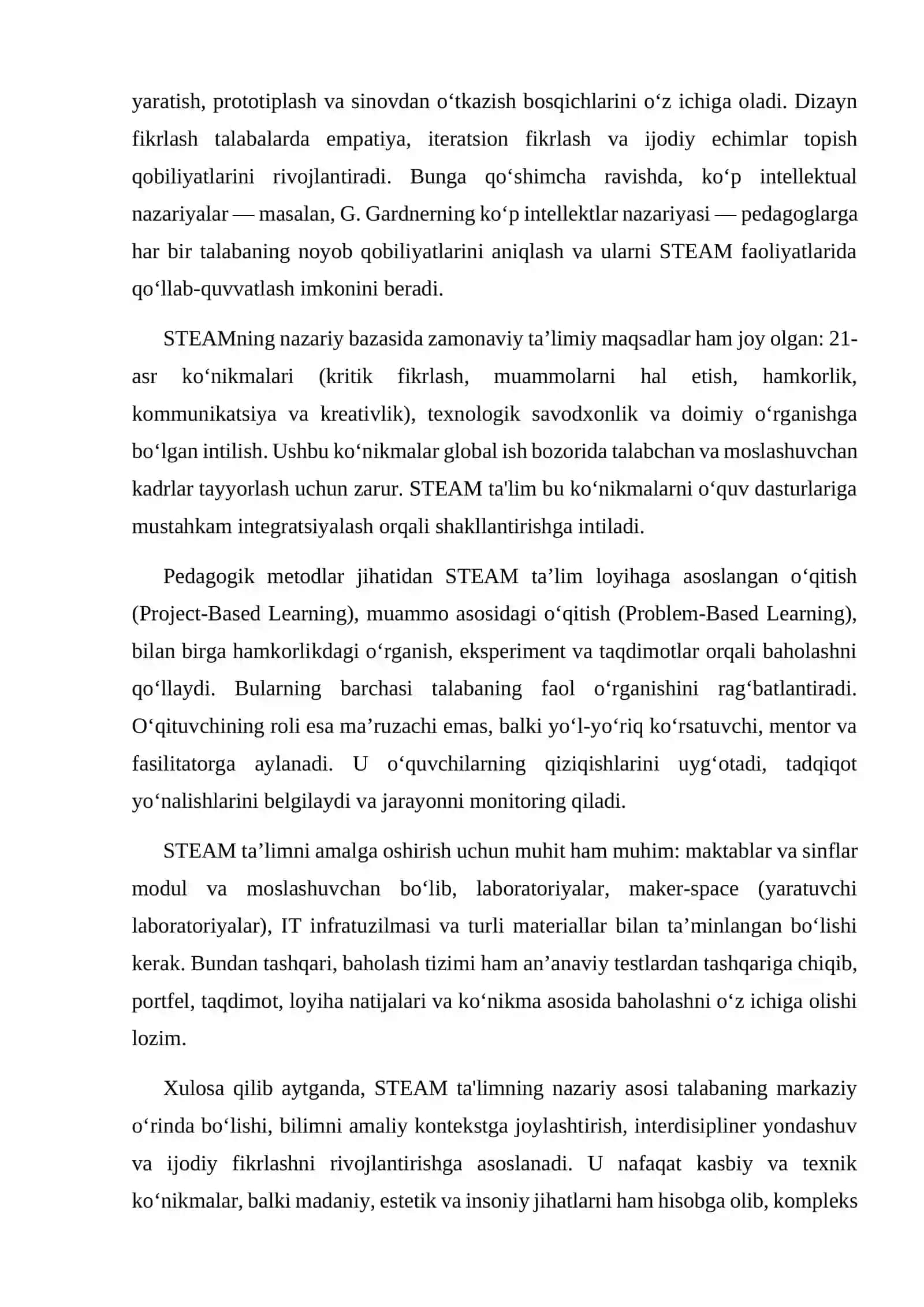 STEAM TA'LIM 4
