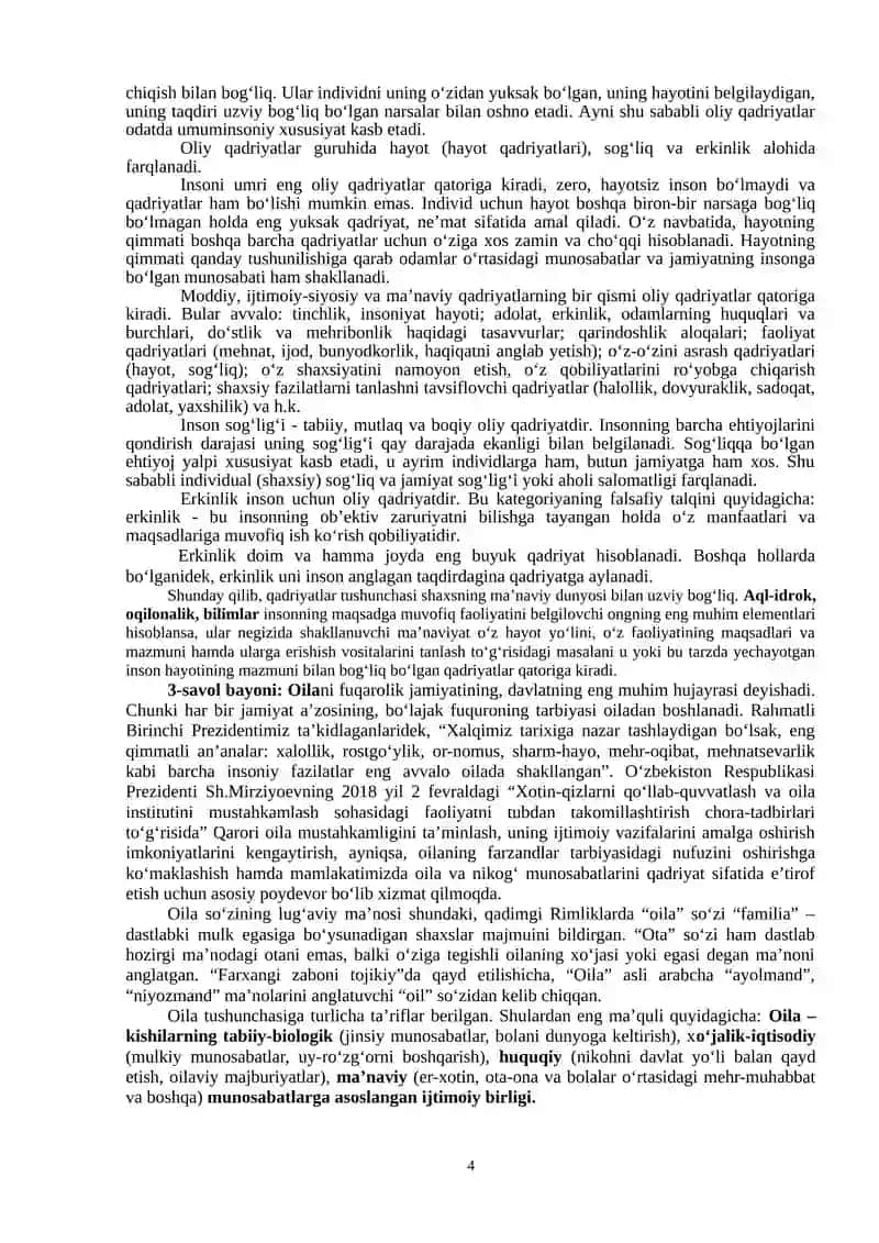 Qadriyatlar falsafasi (Aksiologiya) 4