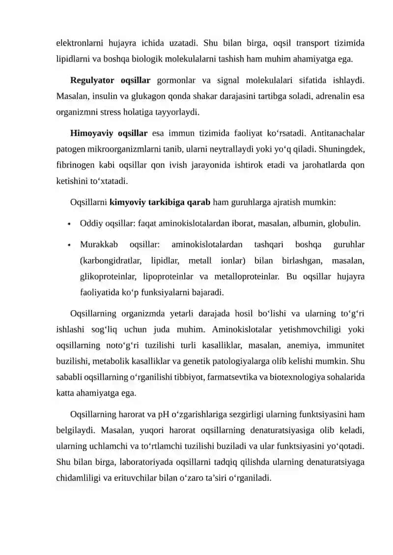 Oqsillar va ularning tuzilishi 4