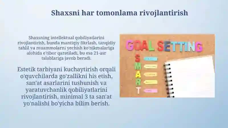 Boshlang'ich ta'limning maqsad va vazifalari 4