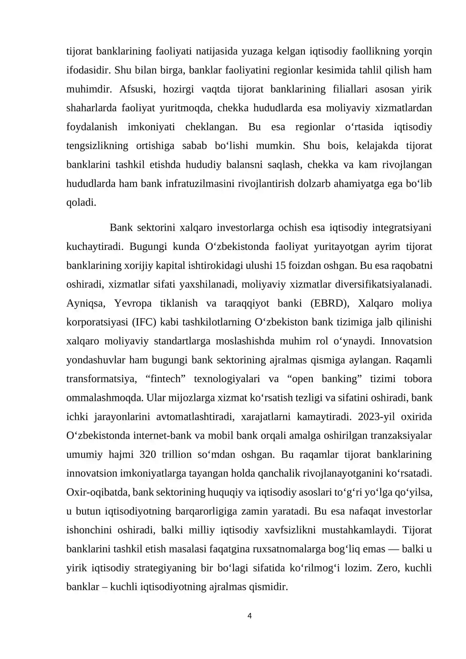 Tijorat banklari faoliyatini distantsion nazorat qilish usuli: qollash tartibi, afzalliklari va kamchiliklari 4