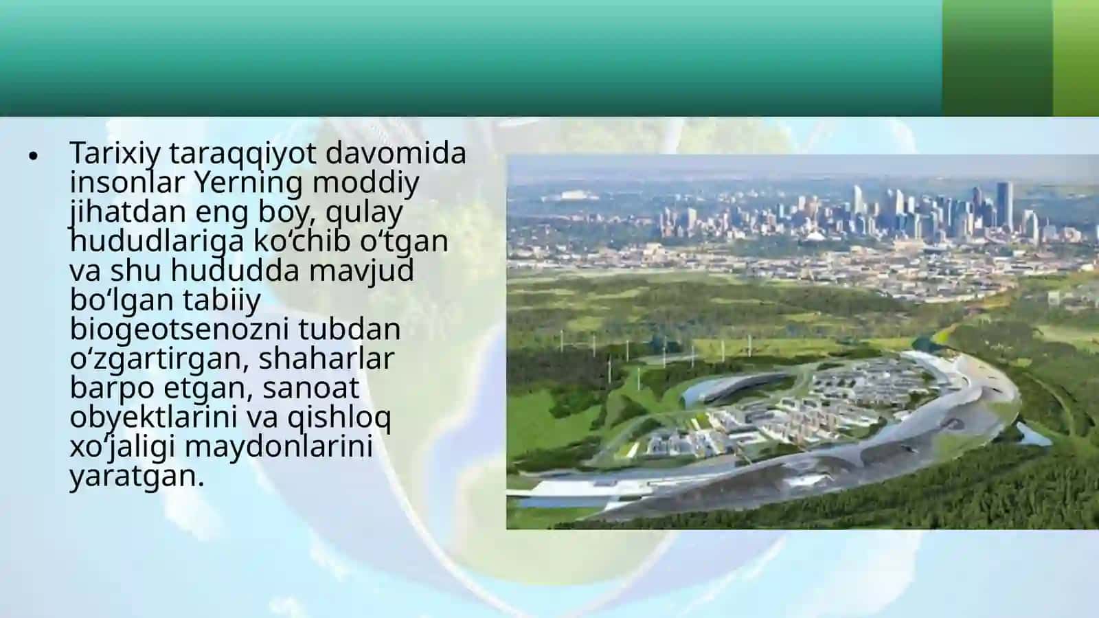 Insonning biosferaga ta'siri 4