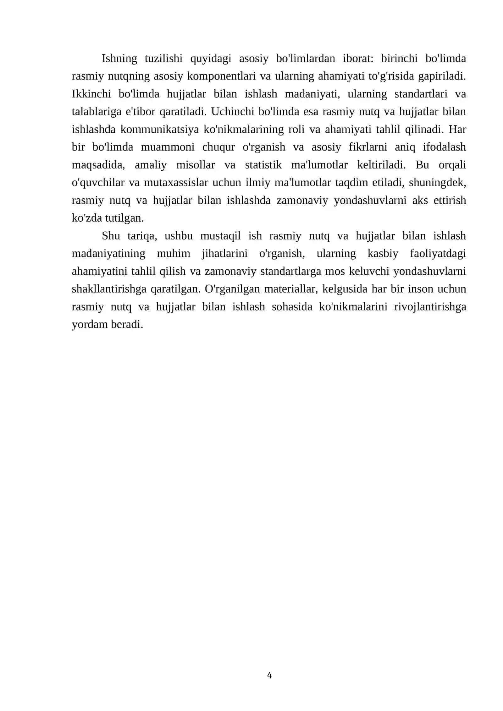 Rasmiy nutq, hujjatlar bilan ishlash madaniyati 4