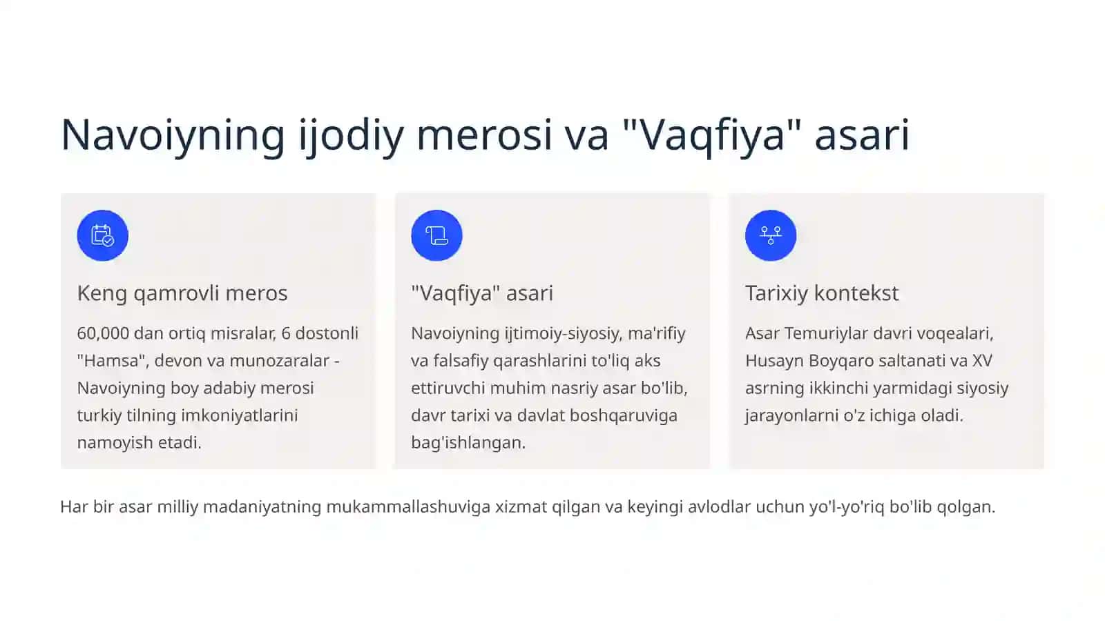 Alisher Navoiyning vaqfiya asarining tasnifi 4
