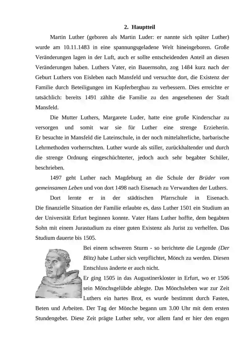 Martin  Luther .Über Lüthers Bibelübersetzüng und 95 Thesen 4