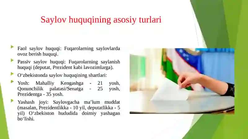 INSONNING SAYLOV HUQUQI TUSHUNCHASI 4