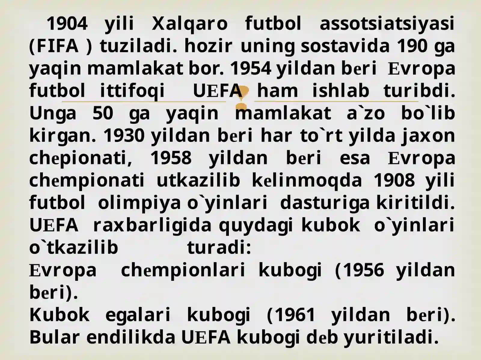 FUTBOL O’YIN QOIDALARI 4