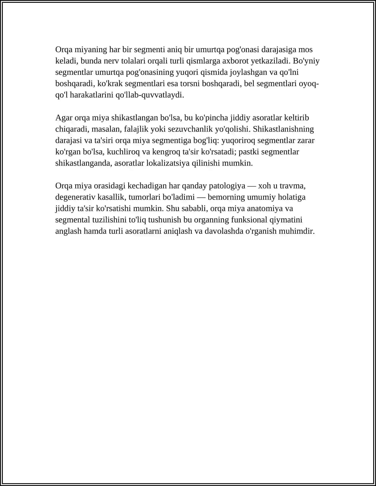 ORQA MIYYA VA UNING ZARARLANISHI 4