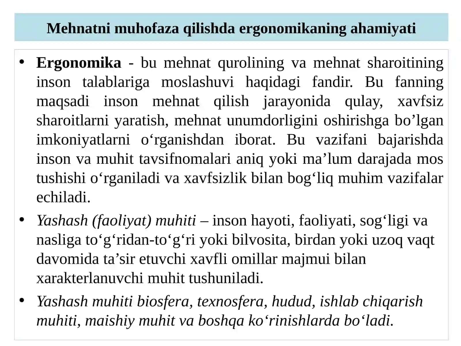 HAYOT FAOLIYATI HAVFSIZLIGI 4