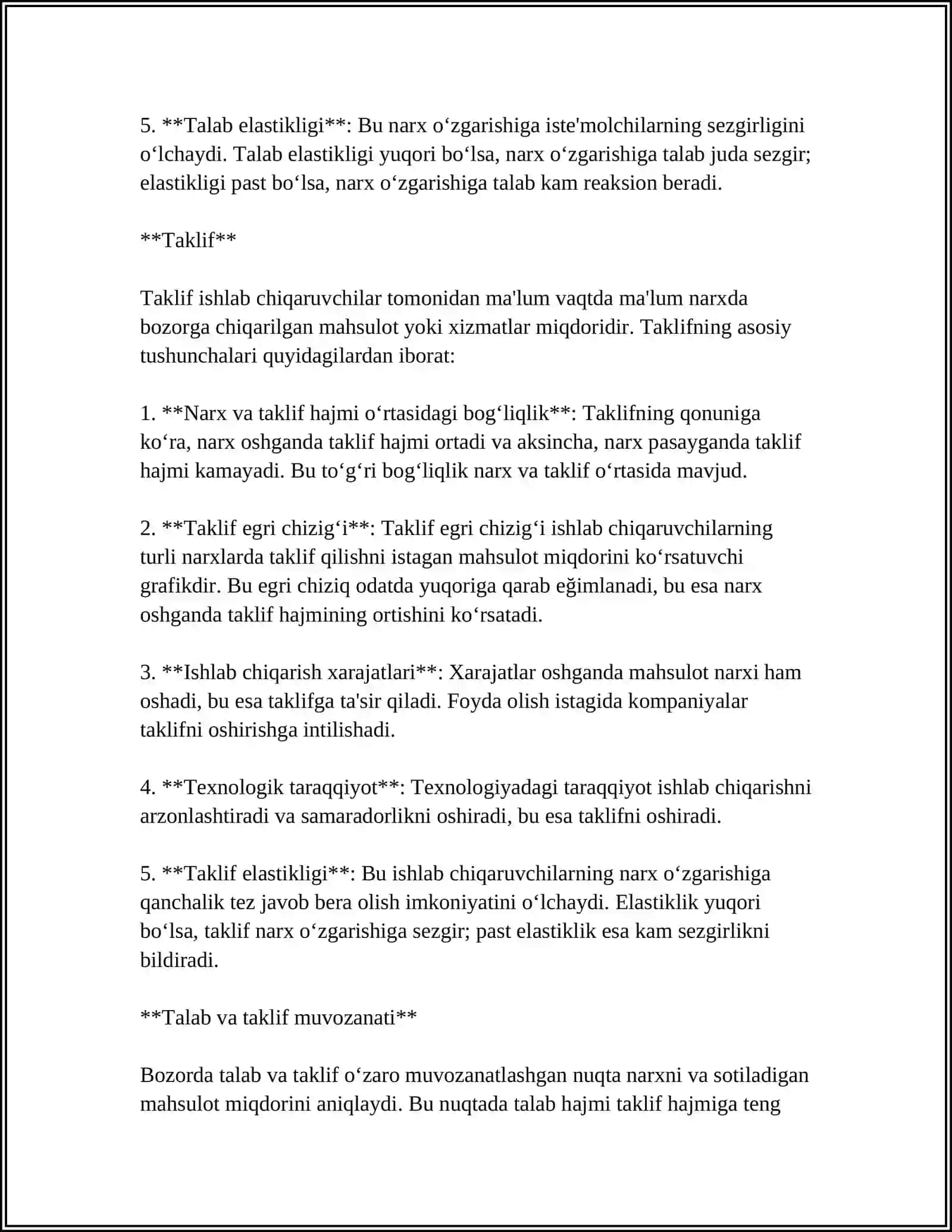 TALAB VA TAKLIF NAZARYASI 4
