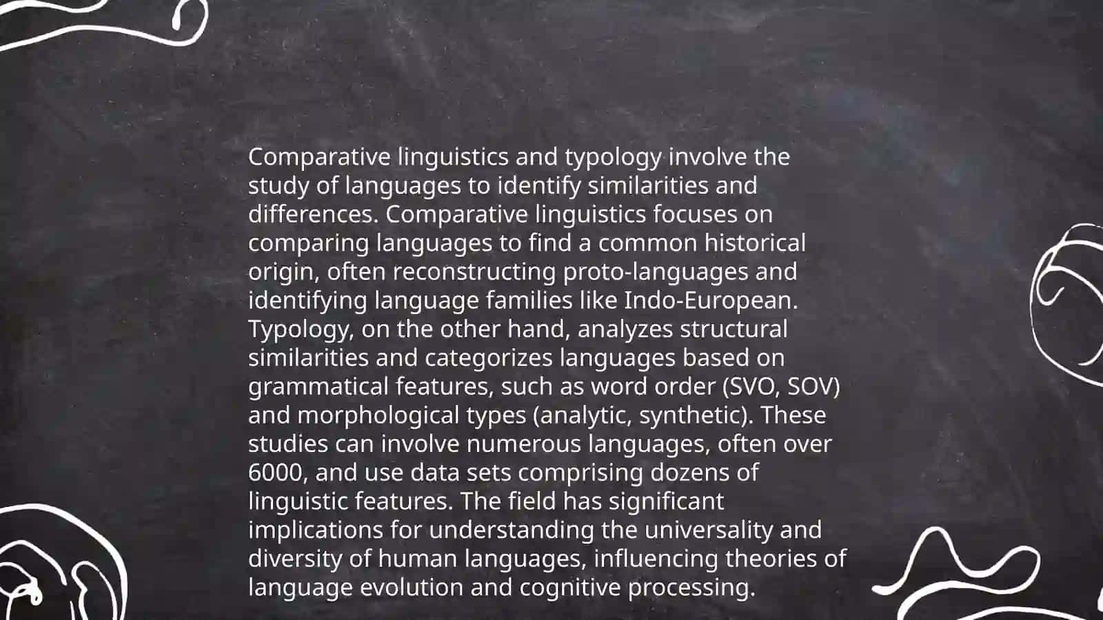 Historical Background of Typological Investigations 4