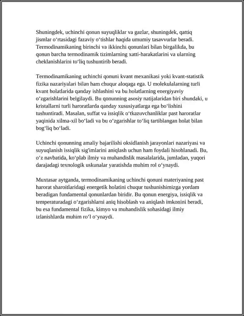TERMODINAMIKANING UCHINCHI QONUNI 4