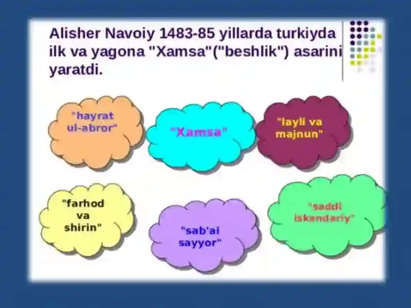 ALISHER NAVOIY HAYOT VA IJOD YO’LI 4