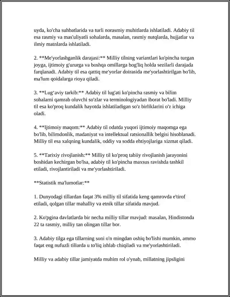 Milliy va adabiy til 4