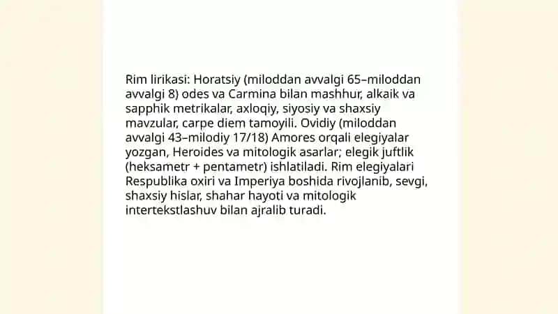 Rim adabiyoti 4
