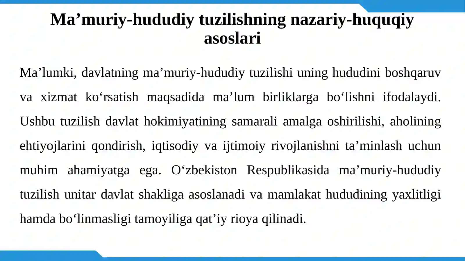 O‘zbekiston Respublikasining ma’muriy-hududiy tuzilishi 4