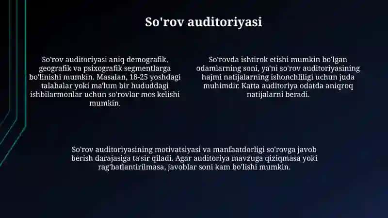 Anketa yaratish 4