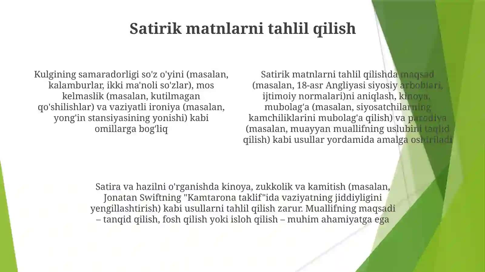 Satirikvayumoristikjanrlarniòrganish 4
