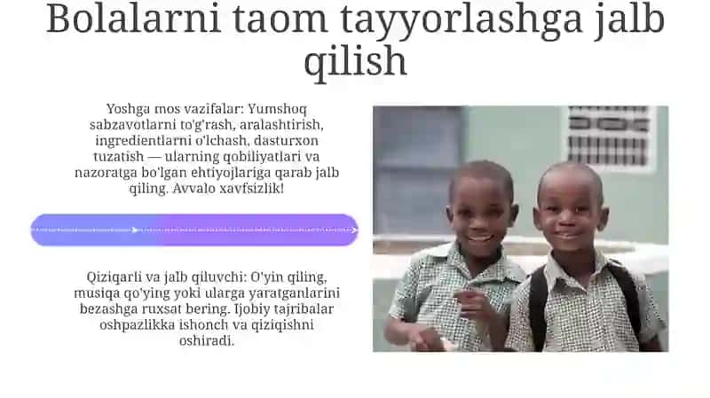Yoshbolalar uchun oziqlanish ehtiyoji 4
