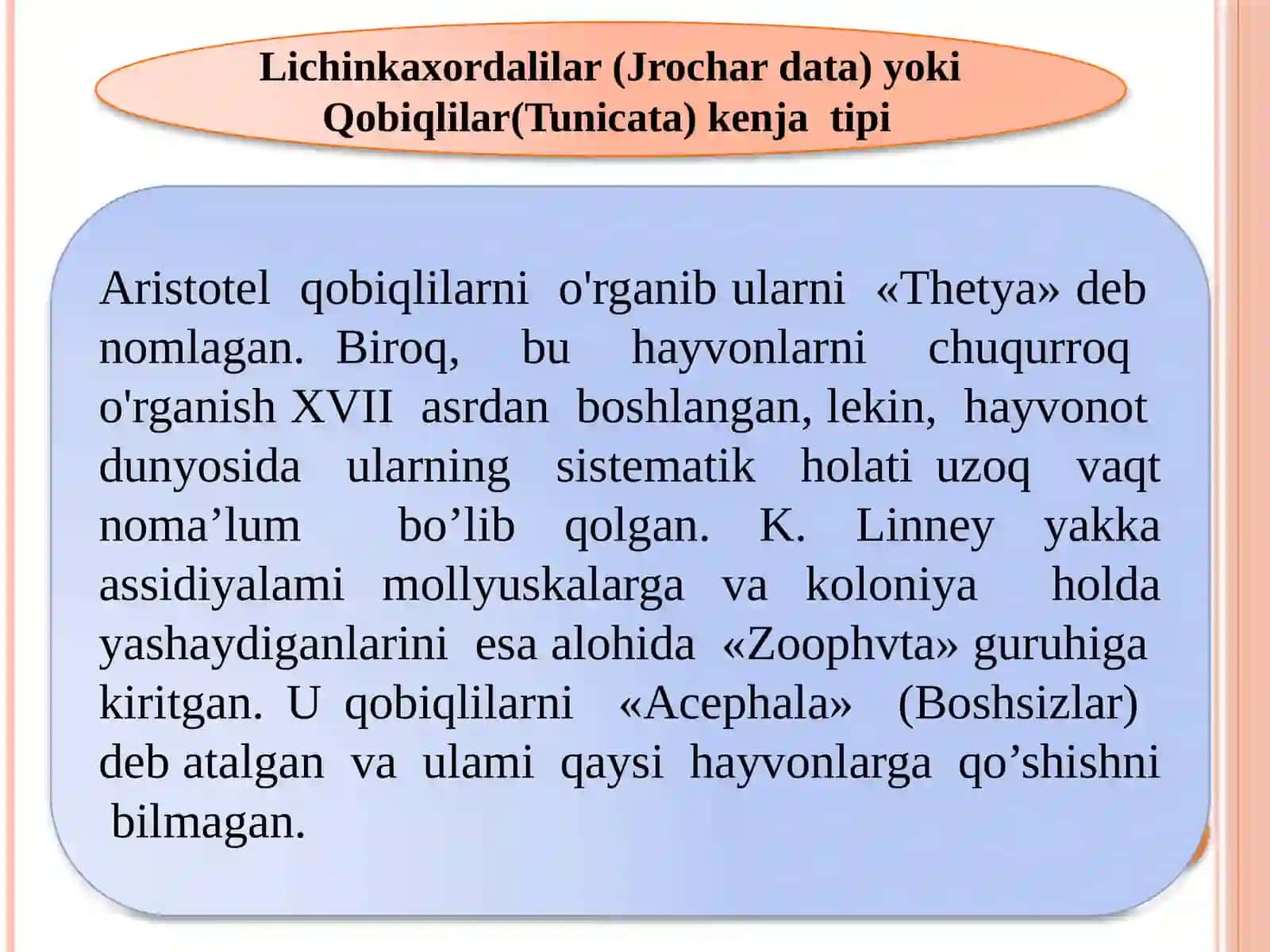 Lichinka xordalilar (Kenja tip) 4