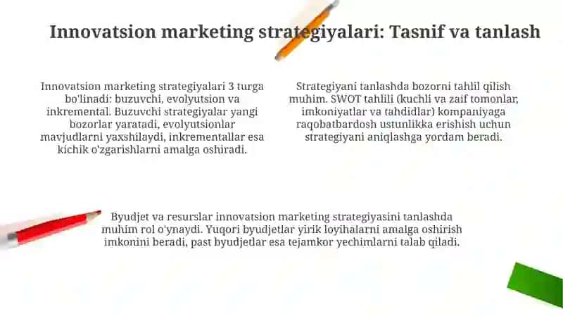 Innovatsion iqtisodiyot va innovatsion marketingning mohiyati 4