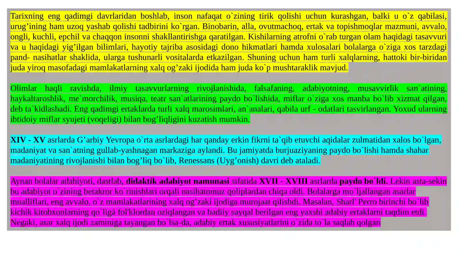 INGLIZ BOLALAR ADABIYOTI 4