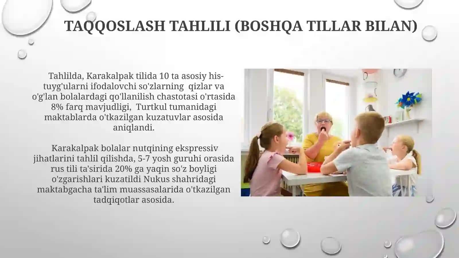 Karbolalarning ogʻzaki nutqining ekspressiv tomoni holati 4